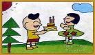 七岁简单画欧布奥特曼